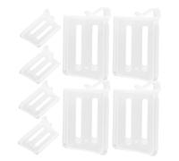 Veemoon 8pezzi Divisori Frigorifero Regolabili in Trasparente Organizer Porta Laterale Per Frigorifero Separatori Salva Spazio Per Bottiglie Latte e Spezie Facili Da Installare e Personali