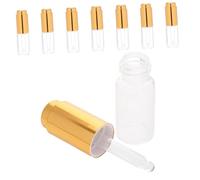 Veemoon 8pezzi Flacone Contagocce Trasparente Da Flaconi Vuoti Per Oli Essenziali Profumi e Miscele Personalizzate Per Aromaterapia e Uso Da Viaggio