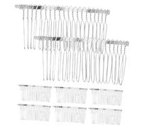 Veemoon 8pezzi Pettini Laterali per Capelli in Metallo Design Vintage Denti per Sposa per Velo Accessori per Capelli Fai da Te per Donne per Celebrazioni