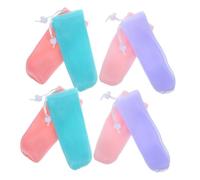 Veemoon 8pezzi Sachet Rete Per Sapone in Panetto Schiumogeno Detergente Per Viso Adatto Tutte Le Età Comodo e Portatile Per Viaggi Rilascia Profumo