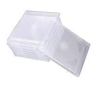 Veemoon 9pezzi Custodie Trasparenti per CD in Acrilico Custodie per Dvd Doppie CD Protettivo Organizzatore per Dischi