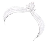 Veemoon Accessori per barocchi diadema di perle spa fascia da sposa Nozze elegante ragazze hair charms hair jewelry copricapo oggetto fotografico del festival Lega di zinco