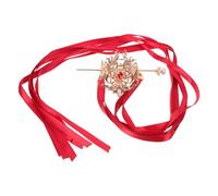 Veemoon Accessori per Chioma con Nappe Artigianali Unisex, Bacchette per Chioma da Sposa in Stile Hanfu con Dettagli Dorati e Forcine Leggere, per Matrimoni, Capodanno Cinese ed Eventi