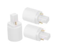Veemoon Adattatore Convertitore G24d a E27 3 Pezzi Compatibile Lampadine Led Facile Installazione e Ufficio Connettore Portalampada a 2 Pin