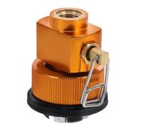 Veemoon Adattatore Gas per Cucina da Campeggio Compatto e Leggero con Valvola Convertitore e Tenuta Anti-Perdita per Bombole Propano e Ricarica all Aperto