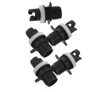 Veemoon Adattatore per Pompa Aria 5 Pezzi per Kayak, Paddle Board e Gommoni, Ugello Valvola Gonfiabile Guarnizione Anti-Perdita, Kit Compatto per Sport Acquatici e attività All'aperto