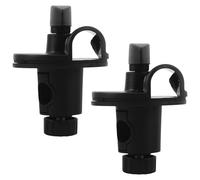 Veemoon Adattatore Supporto Microfono 2 Pezzi Clip Morsetto da 15Mm a 20Mm per Asta Microfono Morsetto da Tavolo Regolabile per Studio Palco e Registrazioni Professionali