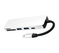 Veemoon Adattatore USB Hub Type-c USB Porte e Compatto e Pratico per Trasporto Facile senza Driver Necessari