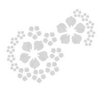 Veemoon Adesivi Murali a Specchio Floreali in Acrilico 18 Pezzi Decorazione Parete Fai da Te per Soggiorno e Camera da Letto Autoadesivi Argentati per Superfici Lisce Effetto Specchio