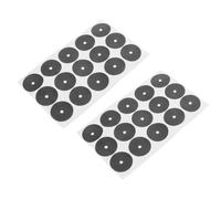 Veemoon Adesivi Punto Nero per Tavolo da Biliardo 2 Pezzi, Segnapunti Autoadesivi Intrecciato Resistenti, Punti di Marcatura Compatti per Snooker e Sala Giochi