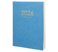 Veemoon Agenda giornaliera 2026: Quaderno in similpelle con - Agenda per insegnanti di inglese A4-11,2 x 8,2" - di 356 giorni per obiettivi, concentrazione e organizzazione