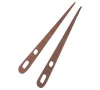 Veemoon Aghi da Tessitura in Legno Grande Cruna, Set 1 Paio per Lavorare a Maglia e Tessitura Arazzi, Accessori Fai da Te per Principianti e Artigianato Creativo