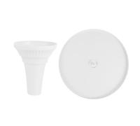 Veemoon Alzata per Torta in Plastica Bianca Espositore per Dolci e Vassoio per Frutta Supporto per Dessert per Matrimoni Feste di Compleanno e Buffet Riutilizzabile