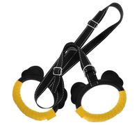 Veemoon Anelli da Ginnastica Regolabili con Cinghie in Nylon e Acciaio, Set da 1 Paio per Esercizi di Trazione e Allenamento a Casa, Attrezzatura Fitness per Sviluppo Forza e Stabilità