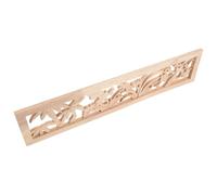Veemoon Applique Legno Beige in Legno Intagliato, Intaglio a Mano, Stile Orientale Classico, per Mobili, Decorazione Armadio e Comodino, per Casa e Arredamento