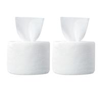 Veemoon Asciugamani Monouso in Cotone 2 Pezzi da 45 Pezzi Asciugamano per Lavaggio del Viso Uso Asciutto e Bagnato Morbido e Assorbente per Rimozione Trucco e Pulizia Delicata della