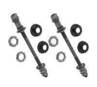 Veemoon ASSE Posteriore Bici 180mm Cuscinetti a Sfera, Perno Forcella Anteriore e Posteriore Resistente alla Polvere, Set 2 Pezzi per Mountain Bike Uso Outdoor