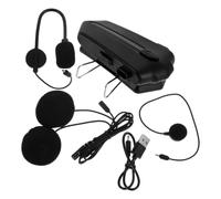 Veemoon Auricolare per Casco Moto K17 in Abs, Microfono Antirumore | Connessione Wireless Stabile, Lunga Durata Batteria, Vestibilità Personalizzata, Nero, per Viaggi Prolungati e Fuoristrada