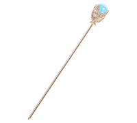 Veemoon Bacchette per Metallo Vintage Accessorio per Acconciature Femminili Fermaglio per Decorazione per Chignon Resistente e Colore Blu