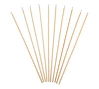 Veemoon Bastoncini di Legno Massello Rotondi 300mm Set da 10 Pezzi per Controllo Burattini Marionette Fai da Te Artigianato Progetti Creativi Uso Modellismo Ombre Cinesi