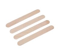 Veemoon Bastoncini in Legno Per Lavoretti e Epilazione - 50 Pz Di Abbassalingua in Legno - Spatole Multiuso Per Ceretta e Creatività Fai Da Te Dimensioni 15 Cm