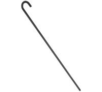 Veemoon Bastone per stampella mago di Halloween in plastica novità danza camminata teatrale canne per uomini donne adulti performance costume accessori nero 100 x 1,8 cm