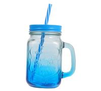 Veemoon Bicchieri in Con Cannuccia e Coperchio - Set Di Barattoli Per Bevande - Bicchieri a Doppia Parete Ideali Per Smoothie e Drink Da Viaggio Design Elegante e Pratico