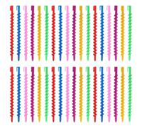 Veemoon Bigodini Spirale Design Versatile e Protezione della Salute dei Chioma in Abs 40 Pezzi per Chioma Lunghi Colore Casuale per Saloni e Styling Personale