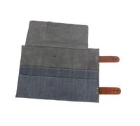 Veemoon Borsa con Scomparti per Forbici e Pettini Organizer Rotolabile per Strumenti Parrucchiere Custodia per e Barbershop Grigia