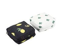 Veemoon Borsa per Assorbenti Igienici 2 Pezzi Custodia e Resistente Mini Organizer Multifunzione per Cosmetici e Accessori Femminili