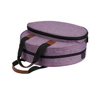 Veemoon Borsa Porta Attrezzi da Ricamo Oxford Resistente Ai Graffi Maniglia Robusta, Contenitore per Kit da Ricamo Ampio Spazio, Supporto da Viaggio per Principianti e Appassionati del Punto Croce