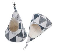 Veemoon Borsa Porta Mollette da Bucato Conica 2 Pezzi Organizer Sospeso Salvaspazio in Materiale Antiusura Sacchetto Portaoggetti per Interno ed Esterno Anello per Appendere