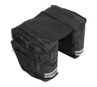 Veemoon Borsa Portapacchi Posteriore per Bicicletta Doppia, Borsa Laterale in Pvc Resistente All’usura, Alta Capacità Tasche Multiple, Fissaggio Stabile per Mountain Bike, per Ciclismo