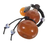 Veemoon Bottiglia di Vino in Zucca Vintage 300 Ml Cera D’api, Contenitore Portatile Leggero e Decorazione Naturale la Casa, Accessorio Sospeso Compatto per Amanti del Vino