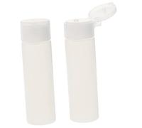 Veemoon Bottiglie Viaggio Vuote Per Liquidi Cosmetici, Set 2 Pezzi 50ml, Flaconi Riutilizzabili Coperchio Antiperdite, Leggeri e Pratici Per Uso Quotidiano e Viaggi