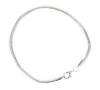 Veemoon Bracciale Argento Donna Design a Spina Dorsale in Rame Lucido 19.5 Cm Accessorio Elegante per Ufficio e Eventi Speciali