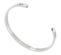 Veemoon Bracciale Inossidabile Blessed To Have Mom Like You Cuff Motivazionale per Compleanno e Speciali per Mamme Resistente e Design