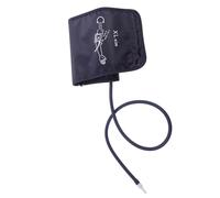 Veemoon Bracciale per Misuratore di Pressione Manuale in Nailon Nero, Facile da Trasportare di Fine Fattura, per Uso Domestico e Clinico Stile Casuale