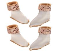 Veemoon Calzini in Pile per Stivali da Pioggia da Donna, Fodere Termiche Rimovibili per Trekking e Ciclismo, 2 Paia, Taglia M 39, Isolamento Caldo per Climi Freddi e Uso Outdoor