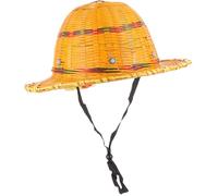 Veemoon Cappello di Sicurezza Cappello di Bambù Arancione Intrecciato in Bambù Traspirante e Sicuro e Estate Colore Casuale per Cantieri
