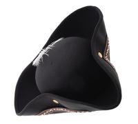 Veemoon Cappello Tricornio Per Halloween e Cosplay Accessori Costume Per Spettacoli Teatrali Avventuroso e