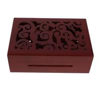 Veemoon Carillon Fai da Te in Legno Intagliato 30 Note, Scatola Portaoggetti per Meccanismi a Manovella, Supporto per Carillon Vintage per Decorazioni e Regali Personalizzati