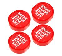 Veemoon Cassetta di Sicurezza per Chiavi da Parete Contenitore per Chiavi di Emergenza 4 Pezzi Supporto per Armadio di Sicurezza, per Porte di Evacuazione in Ambienti Commerciali