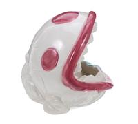 Veemoon Ceramic Cigarette Ashtray With Windproof Deep Design Portable And Corpse Flower Sculpture For Indoor Outdoor Smoking Easy-clean Decorative Ash Collector For Home Office