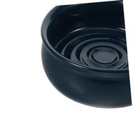 Veemoon Ceramic Shaving Bowl For Men Spiral Design For Quick Lather Portable And Durable Shaving Soap Dish And Travel Grooming
