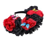 Veemoon Cerchietto Corona di Fiori Messicani per Donna Fascia per Capelli con Artificiali Headband Morbida e Resistente per Feste di Halloween Festival e Costume Adatta per Carnevale e