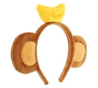 Veemoon Cerchietto Decorativo Con Orecchie Di Scimmia e Banana Accessori Per Costume Fascia Morbida Per Feste e Cosplay Per Halloween e Mascherate