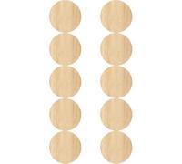 Veemoon Cerchio di Pittura Fai da Te 10 Pezzi 8 CM Ritagli Incompiuti Rotondi per Laboratori Creativi Ragazzo Ragazza