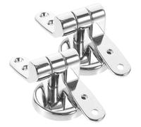 Veemoon Cerniera Regolabile per Sedile Wc con Elementi di Fissaggio Accessori Copriwater Silenzioso in Abs e Acciaio Inossidabile Montaggio Facile Adatto Diverse Dimensioni e Forme di