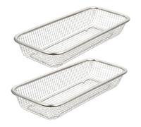 Veemoon Cestello Porta Posate Lavastoviglie in Acciaio 2 Pezzi Piccolo Cestino Portaoggetti Resistente Alte Temperature Per Utensili Da Forno e Stoviglie Pulite